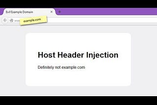 Host Header Injection