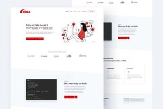 Modernize Ruby on Rails’ website landing page