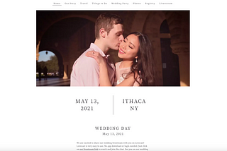 How to add a live stream link to your wedding website