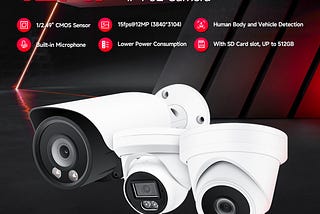 YCX Newly Launched 12MP Ultra HD Dual Light IP PoE Camera.