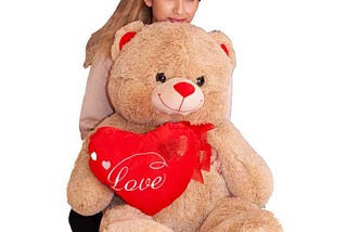 Giant Teddy bear for valentine