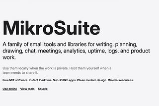 The End of Default SaaS: Enter MikroSuite
