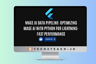 Mage AI Data Pipeline: Optimizing Mage AI with Python for Lightning-Fast Performance