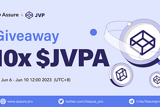 @JASMY holders, come and participate in the JVPA 10X token sale.