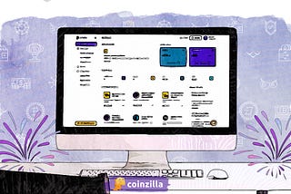 Coinzilla new dashboard