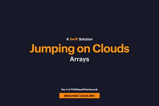 Jumping on Clouds : Day 2 of #100DaysOfHackerrank