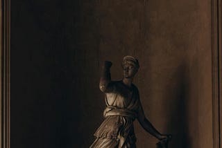 A statue depicting the Ancient Greek philosopher reflects Hippias’ understanding of knowledge, education, and versatility.