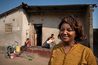 Changemaker Muzalema Mwanza, founder of Safe Motherhood Alliance, Zambia, Africa