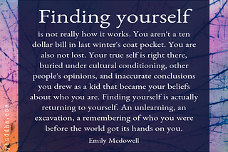 Find your most authentic self!