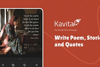 Kavita — Poem Writing App