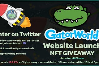 Gator World NFT Giveaway