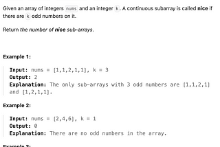 LeetCode Daily Problem 1248. Count of nice subarrays: Jun 22, 2024