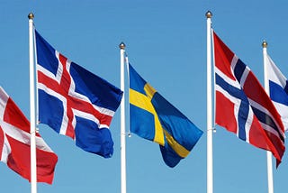 Flags of the Nordic countries