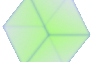 A graphic of a semi-transparent green cube