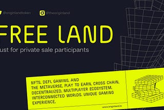 Get free land by joining our private sale.