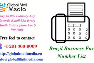 Brazil Business Fax Number List