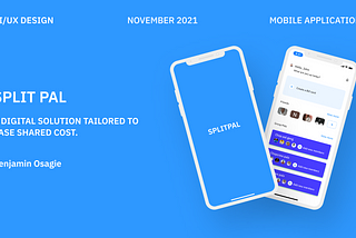 UI/UX CASE STUDY ON SPLIT BILL APP