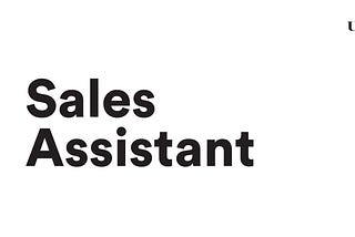 Buscamos Sales Assistant