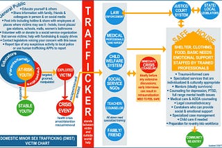 Infographic Summarizes the Community Response Needed to Combat Human Trafficking
