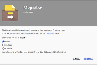 G Suite Email Migration Between Two G Suite Accounts