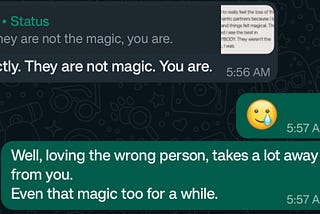*To the love, who didn’t stay*