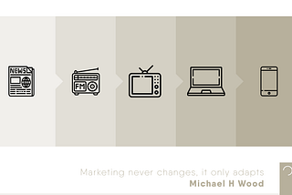 MARKETING DOES NOT CHANGE…