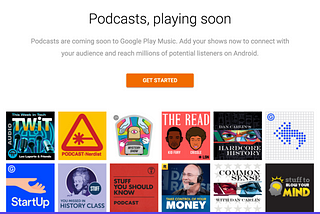 Google Play terá espaço dedicado a podcasts