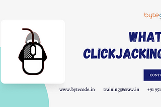 What is clickjacking?