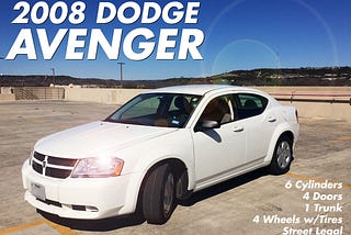 The All Used 2008 Dodge Avenger