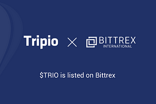 $TRIO is listed on Bittrex International