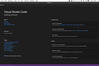 Installation Visual Studio Code for MacOS