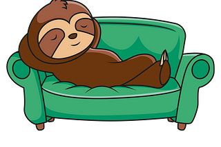 Sloth relaxing on couch Image by <a href=”https://pixabay.com/users/ralfdesign-2031934/?utm_source=link-attribution&amp;utm_m