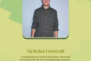 Nicholas Griswold | Chief sales Officer — Alcohol Industry | Collegeville, PA