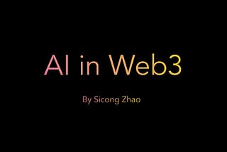AI in Web3