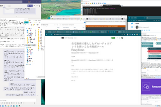 在宅勤務で導入したデカいディスプレイを使いこなす画面ツールFancyZones