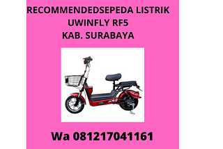 RECOMMENDEDSEPEDA LISTRIK UWINFLY WARWOLFKAB.SURABAYA,WA.081217041161