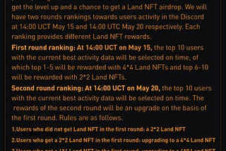 Land NFT Second Round Airdrop is Coming, Participate to Win a Free Land NFT