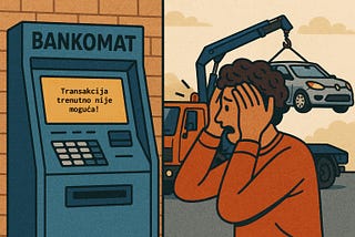 Kartica, pare i burek: UX avantura na bankomatu