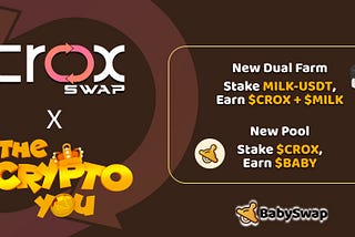 CroxSwap X TheCryptoYou