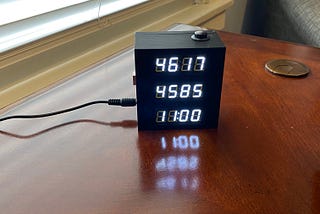 My solar metric desk clock works!