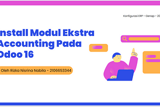 Install Modul Ekstra Accounting Pada Odoo 16