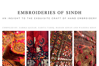 EMBROIDERIES OF SINDH