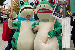 Rally ’round the frog… I mean, flag.