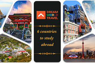 6 countries to study abroad