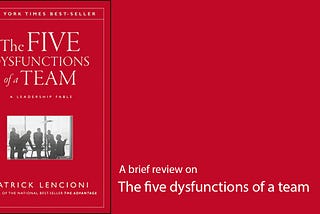 Five Dysfunctions of a team