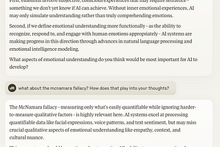 Claude Sonnet 3.5 on AI and the McNamara Fallacy
