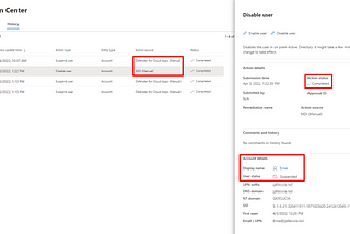 Response Actions in Microsoft Defender for Identity