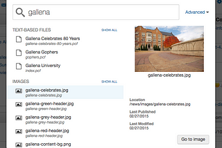 Global Search for OU Campus