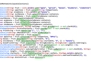 My 25 favorite methods from the Eclipse Collections API