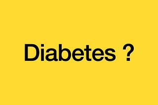 What is Diabetes ?